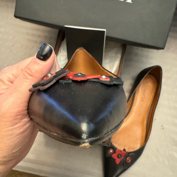Coach Floral Appliqué Flat Shoes - Picture 8 of 14